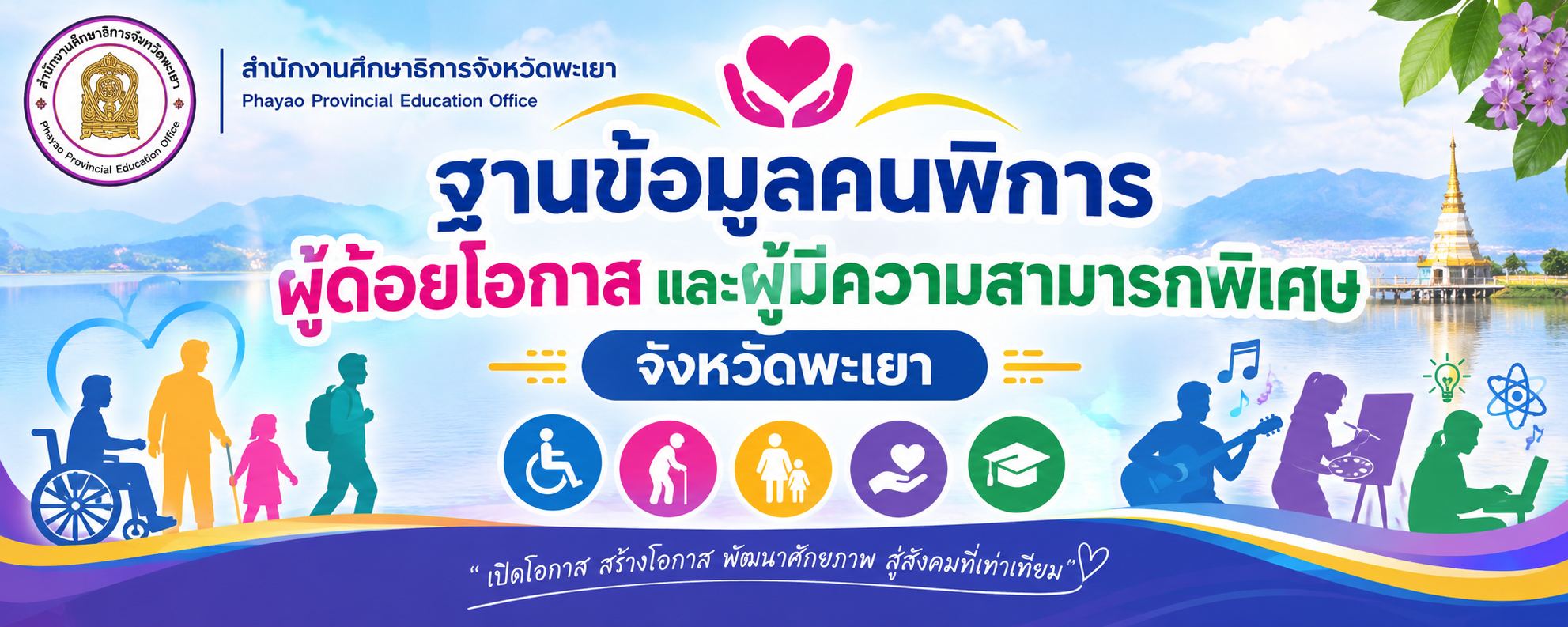 ฐานข้อมูลคนพิการ ผู้ด้อยโอกาส และผู้มีความสามารถพิเศษ จังหวัดพะเยา