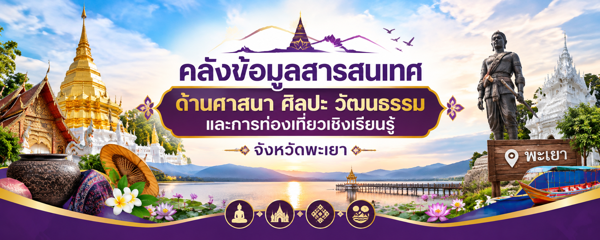 คลังข้อมูลสารสนเทศด้านศาสนา ศิลปะ วัฒนธรรม และการท่องเที่ยวเชิงเรียนรู้จังหวัดพะเยา